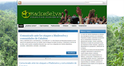 Desktop Screenshot of madreselva.org.gt