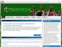 Tablet Screenshot of madreselva.org.gt